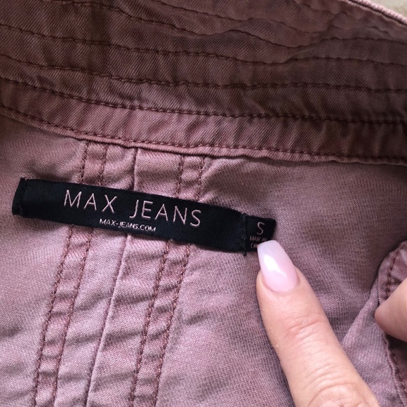 MAX Jeans Drawstring Utility Jacket. Small. - Picture 3 of 4